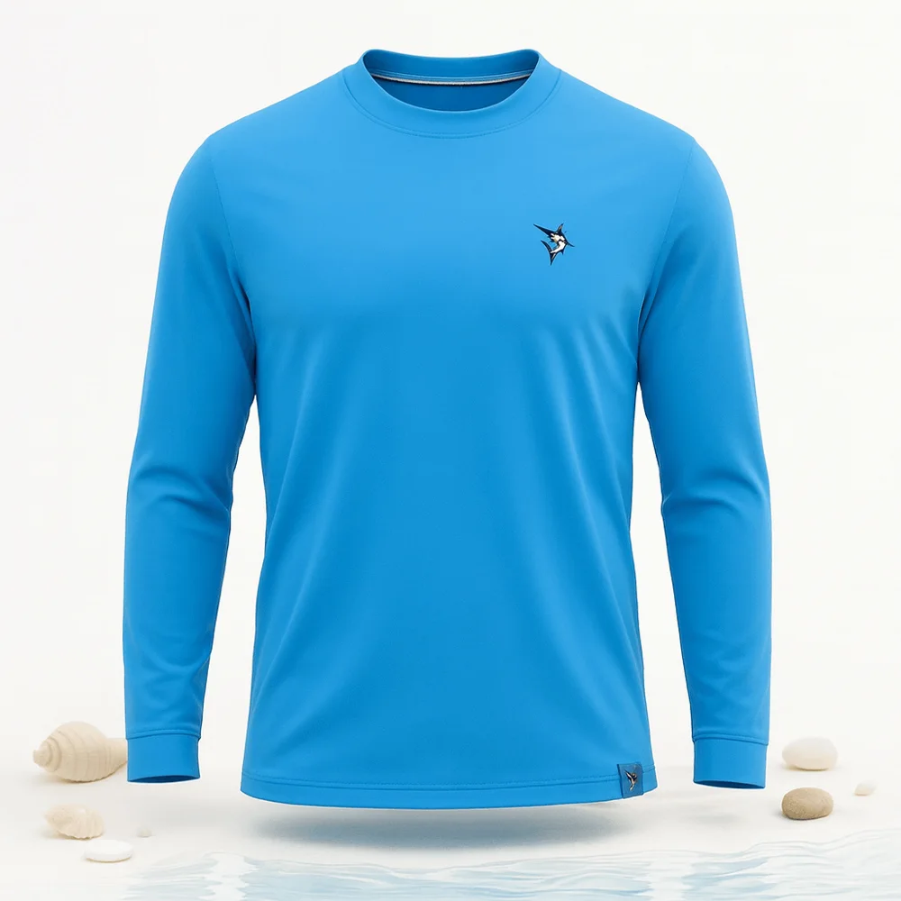 AI Product Photography, ghost-mannequin invisible-mannequin image of a long-sleeve shirt showing true garment shape for clothing and apparel listings