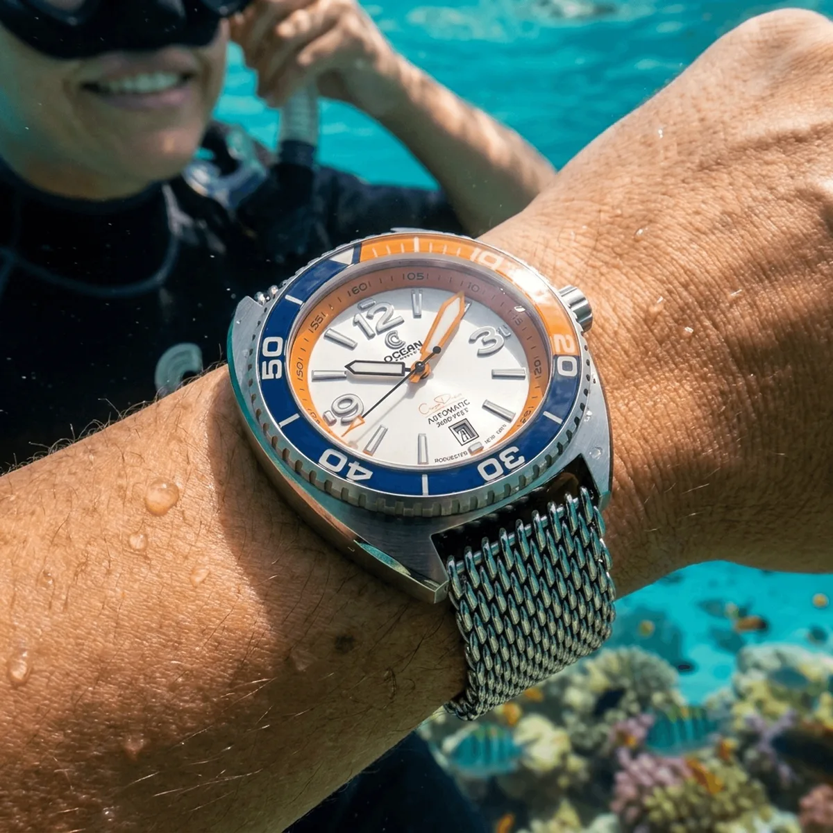 AI product photography premium images of dive watches and timepieces for a watch brand