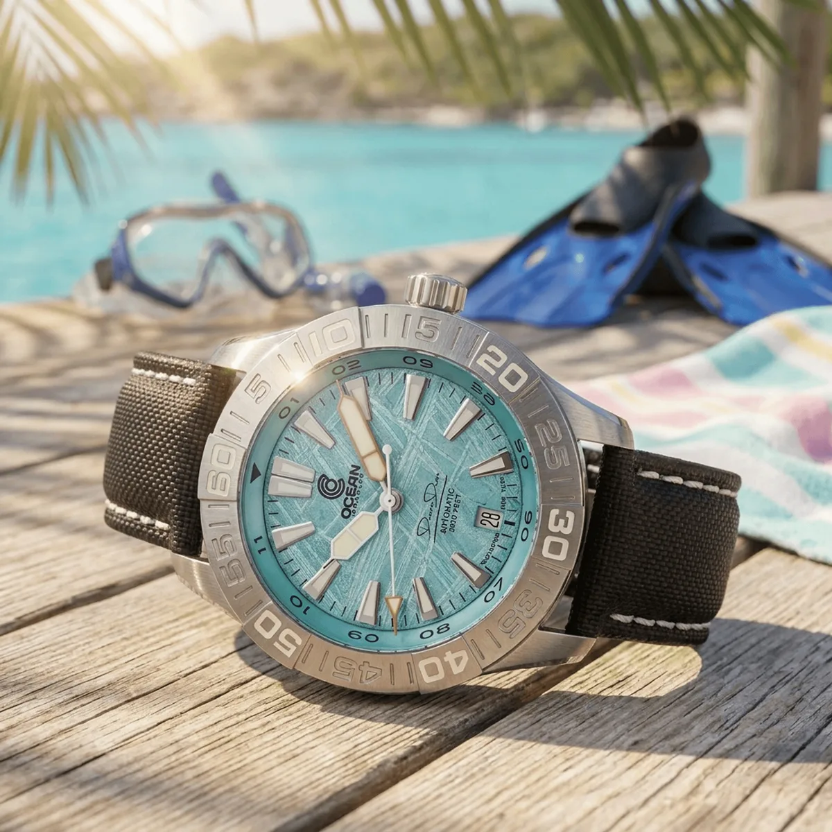 AI product photography premium images of dive watches and timepieces for a watch brand